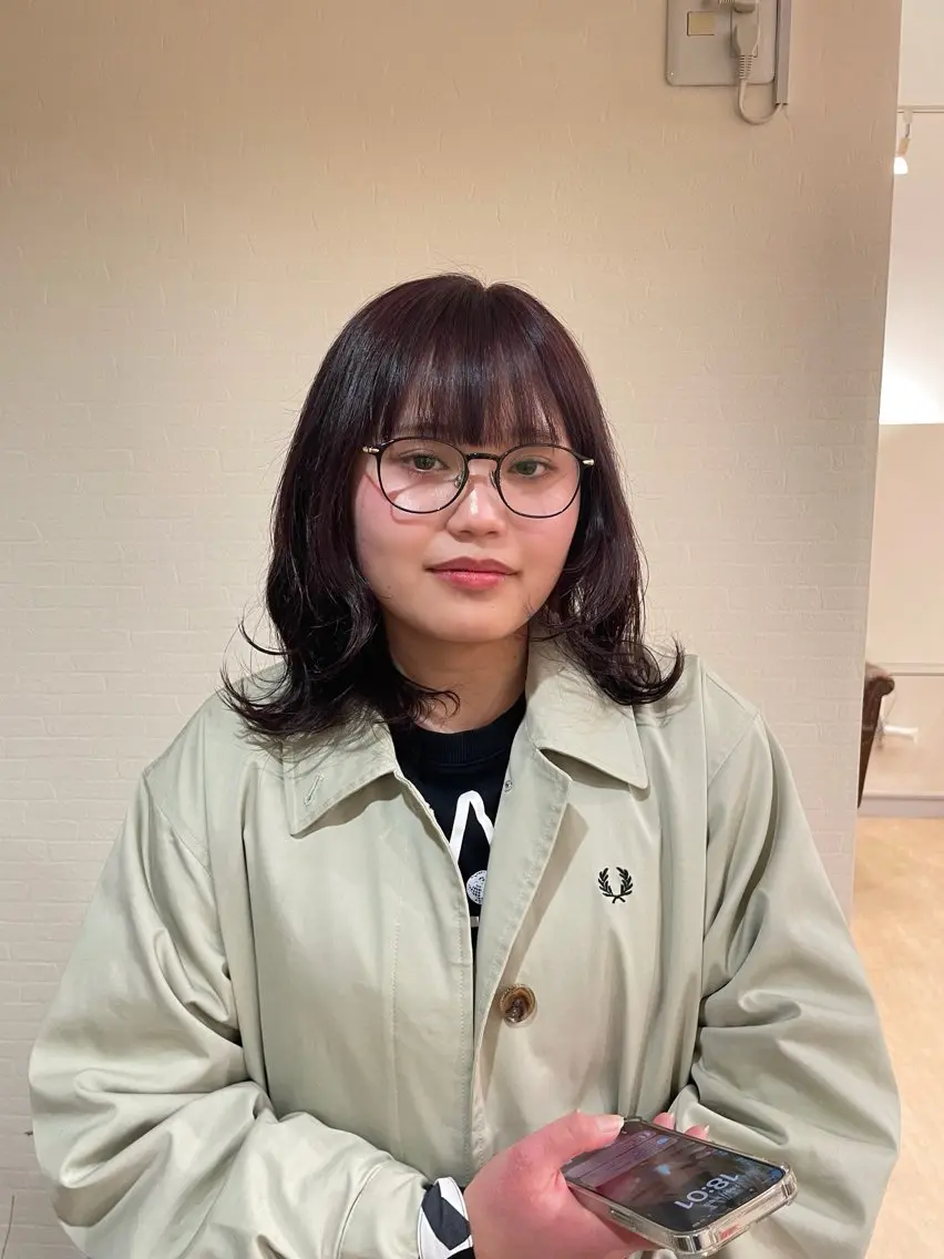 カラー ヘアカラー 金森 実海のヘアスタイル