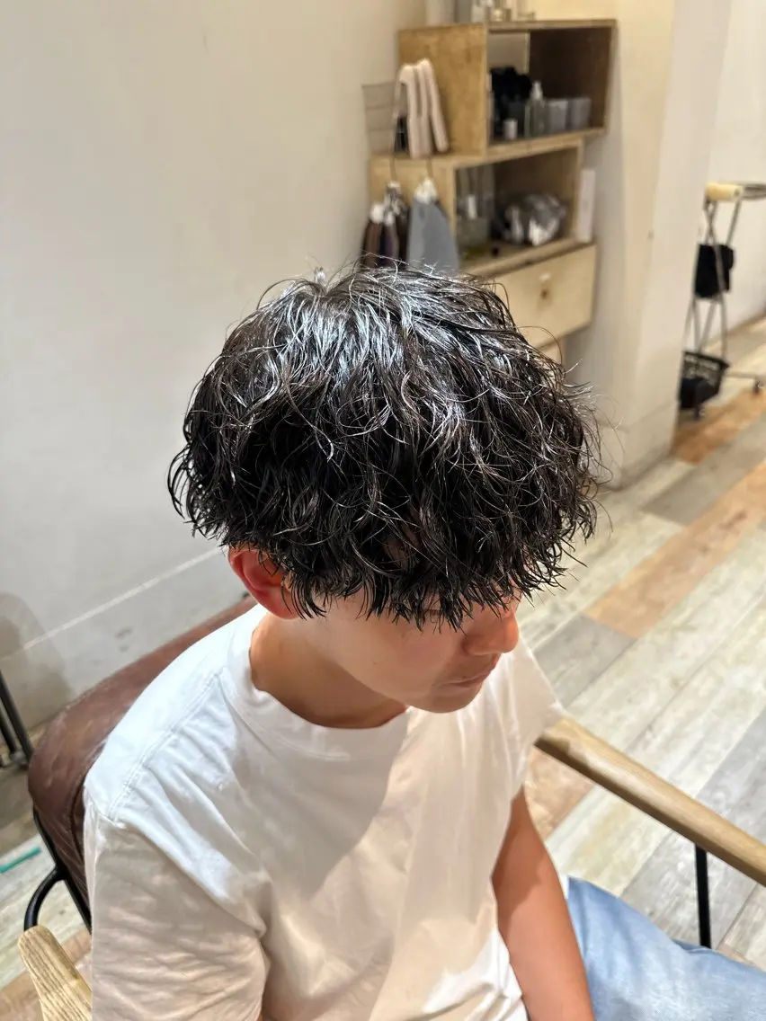 【メンズ限定】似合わせカット+スパイラルパーマ✨️の写真