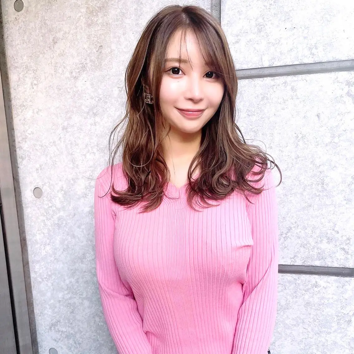 ミディアム カラー カット ヘアカラー トリートメント 癖毛救済✂️ボブ /髪質改善ストレートのヘアスタイル