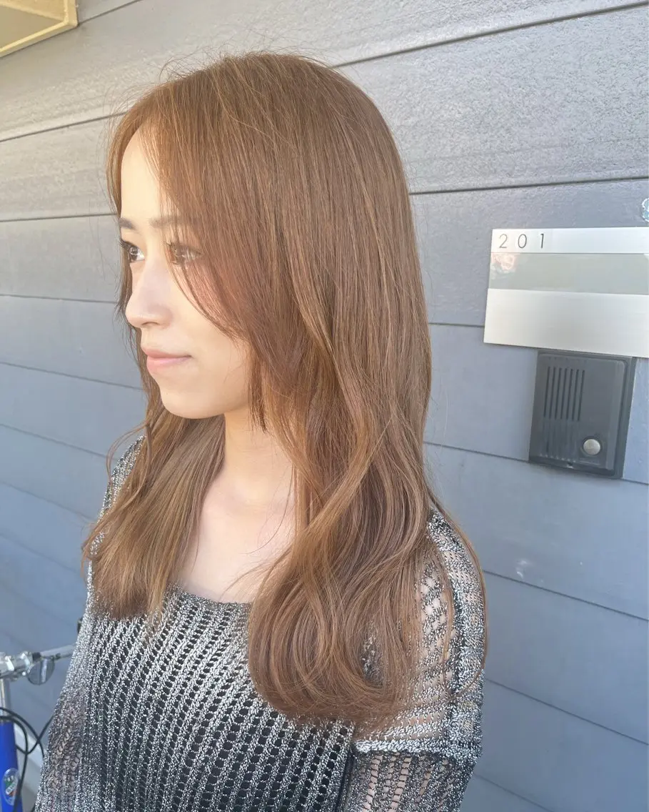 ✨韓国風艶感カラーもおまかせ✨ブリーチなしワンカラー+トリートメントの写真