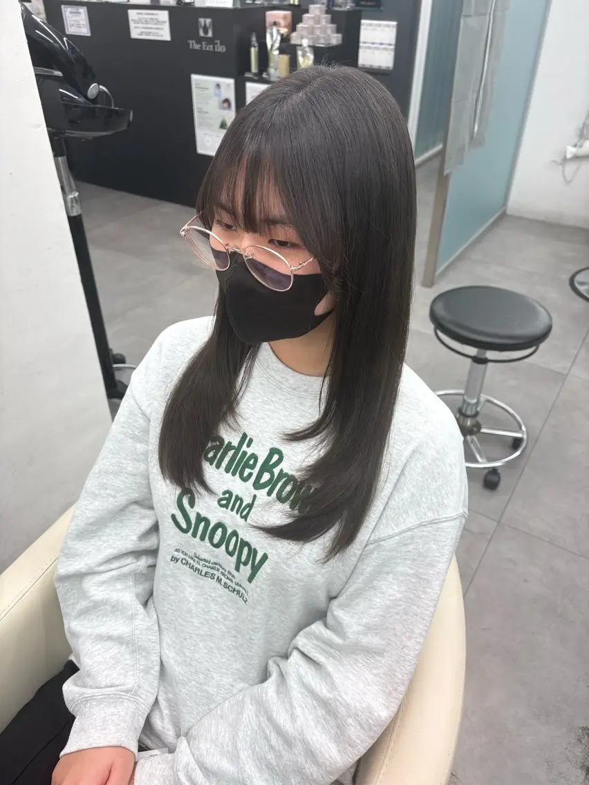 ロング 透明感カラー×顔周り mizuki🫧のヘアスタイル