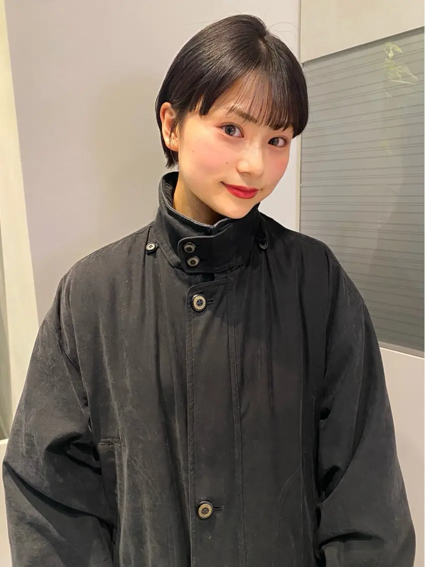 ショート カラー 似合わせカット カット ヘアカラー トリートメント mai / linoah˚✧のヘアスタイル