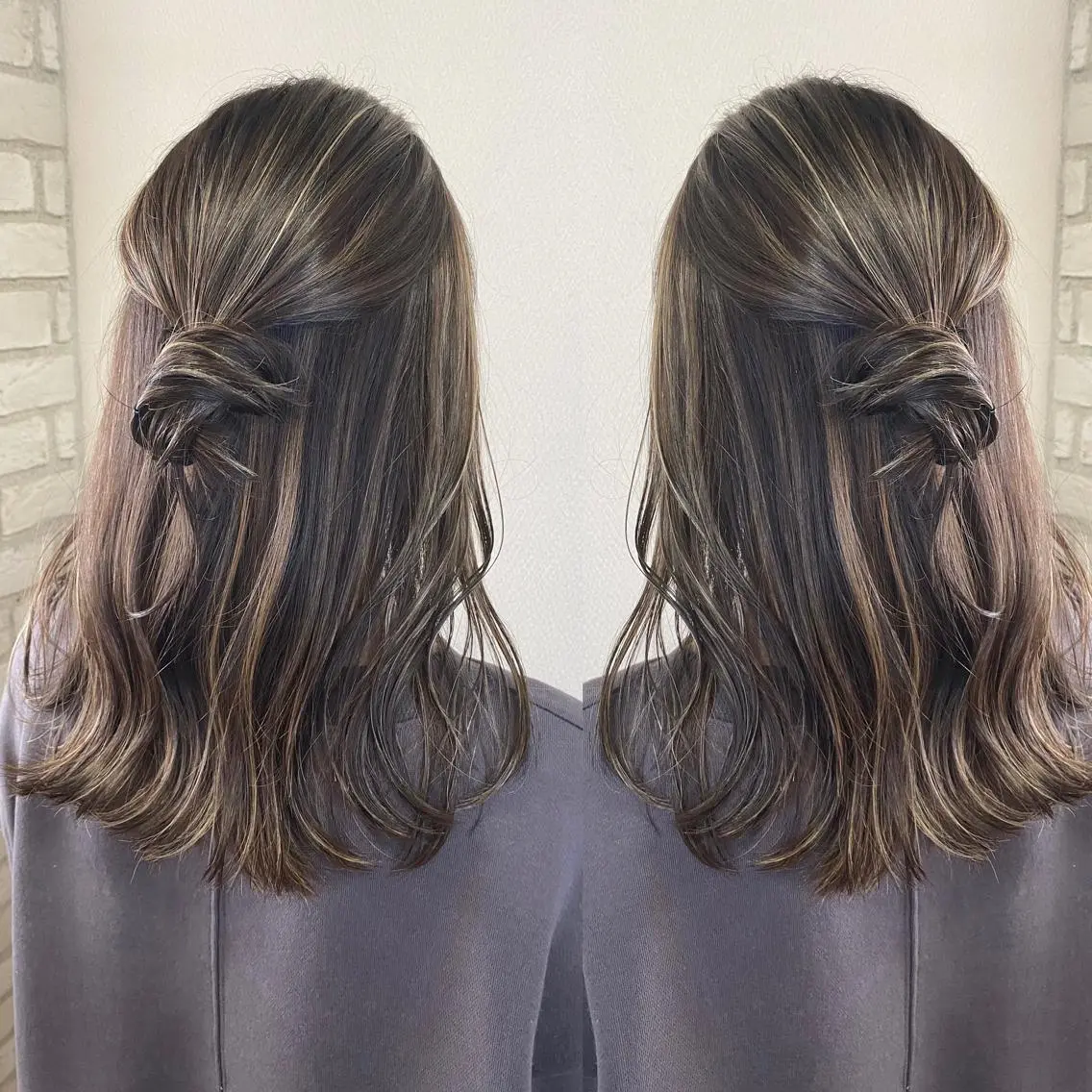 セミロング 山本 茉希のヘアスタイル