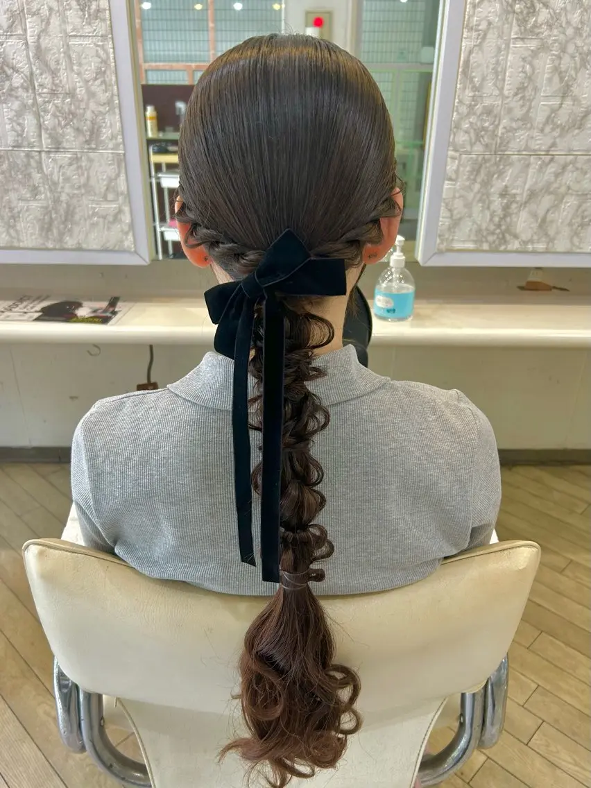 ロング ヘアアレンジ konomi⛓🩶 カラー/ヘアアレンジのヘアスタイル