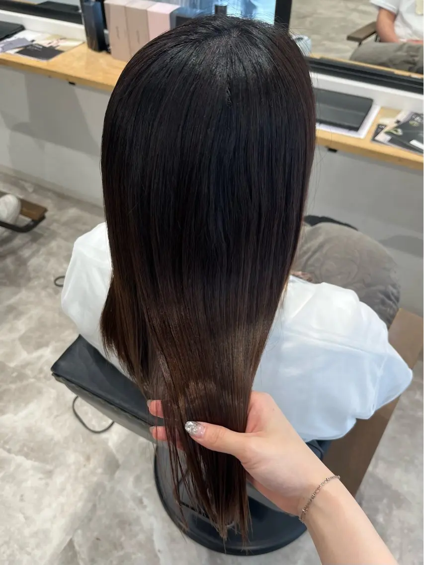 縮毛矯正 recipe la couleurりんかのヘアスタイル