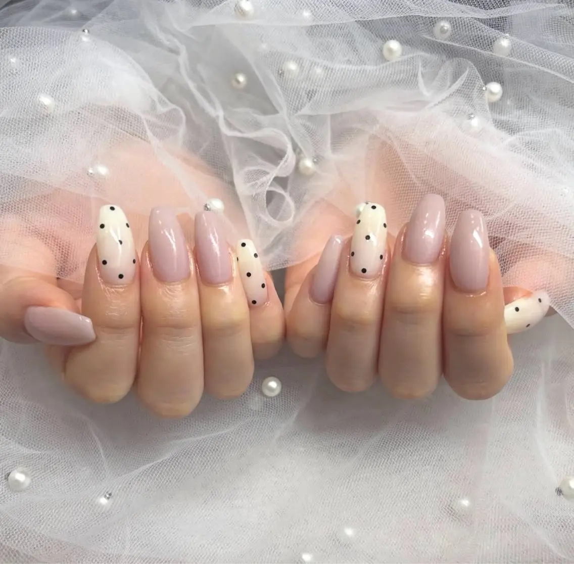 ネイル ドット 春ネイル Aurum ♡︎ miyukiのネイルデザイン
