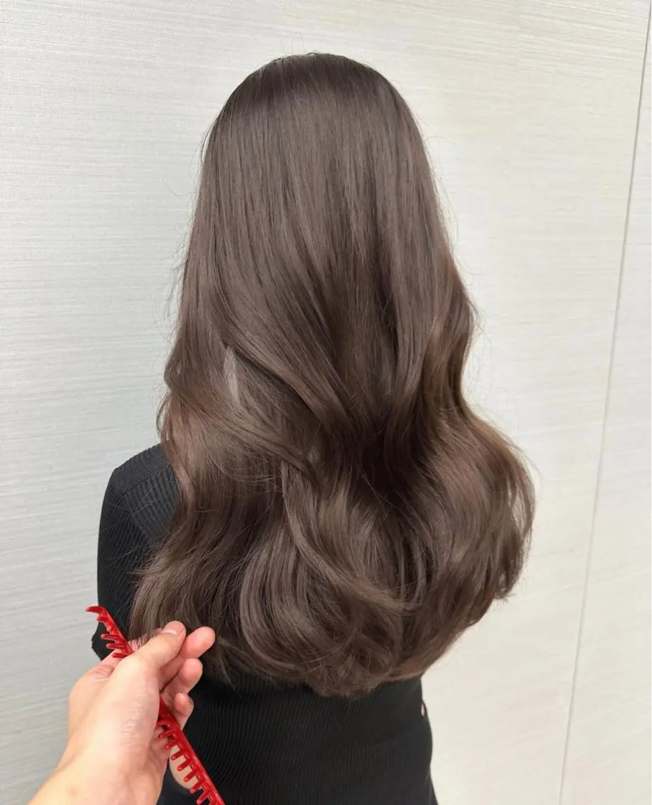 ミディアム カラー 韓国ヘア 店長NEGIのヘアスタイル