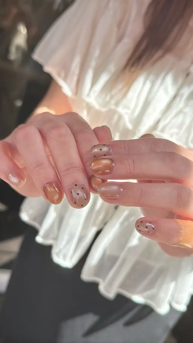 ネイル フラッシュネイル フラッシュマグ フットネイル フレンチネイル 韓国ネイル ハンドネイル SAKU nail 作島茜のネイルデザイン