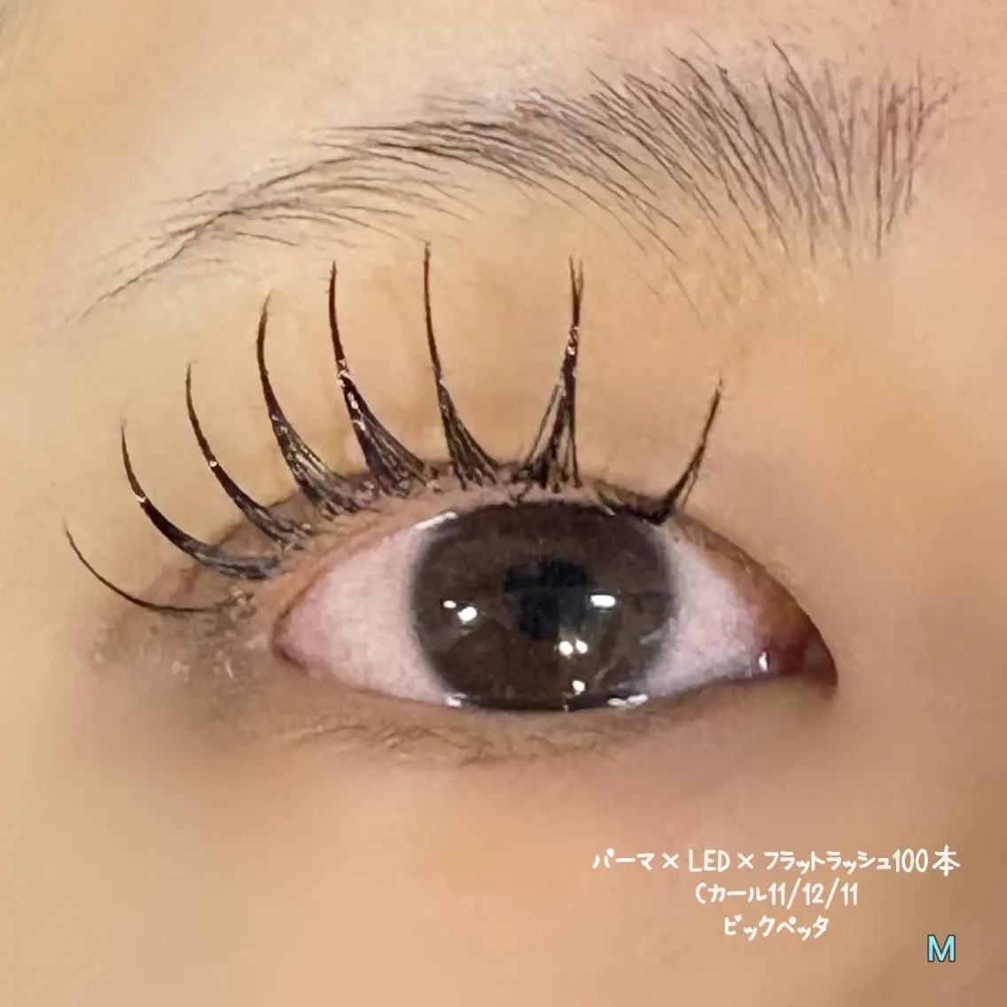 マツエク・マツパ ai__lash__ artistのマツエク・マツパデザイン