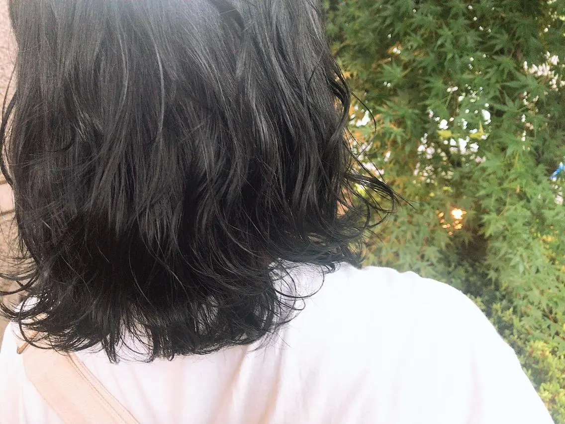 セミロング カラー パーマ ヘアアレンジ カット ヘアカラー ちこ .のヘアスタイル