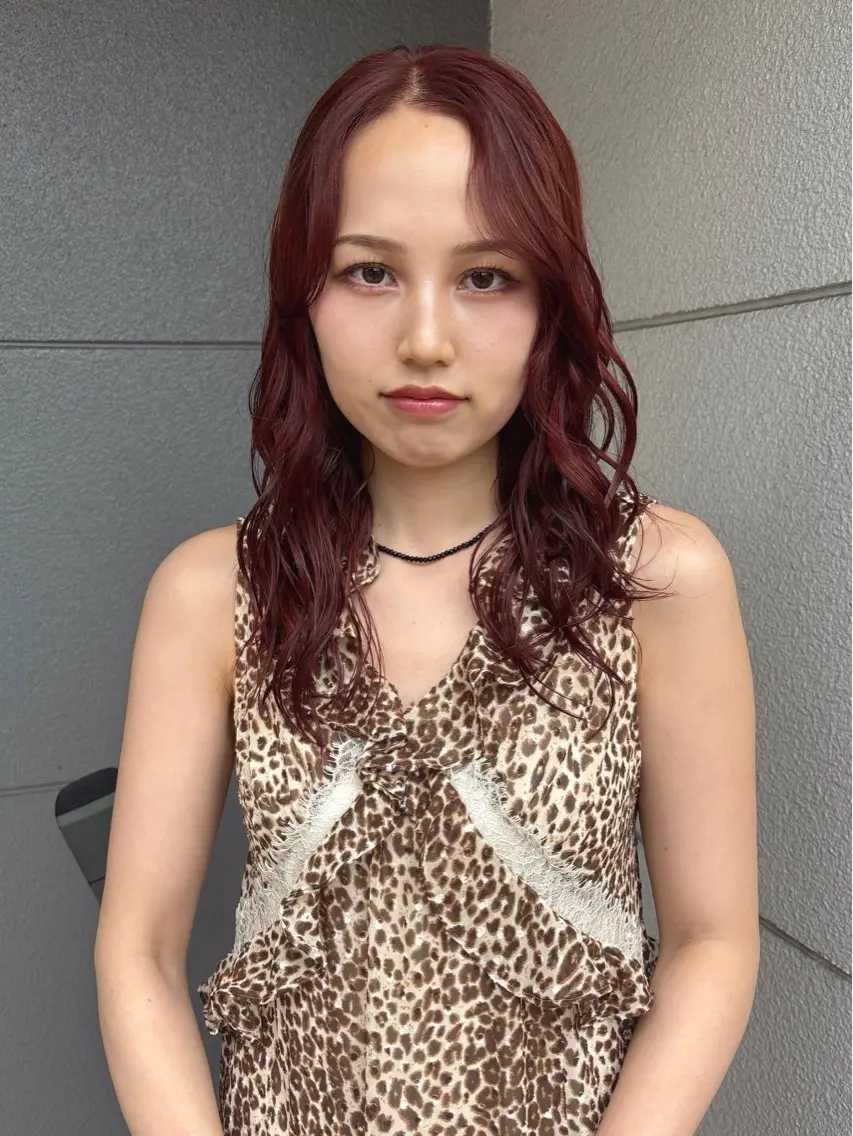 ミディアム 安藤楓華 fuka andoのヘアスタイル