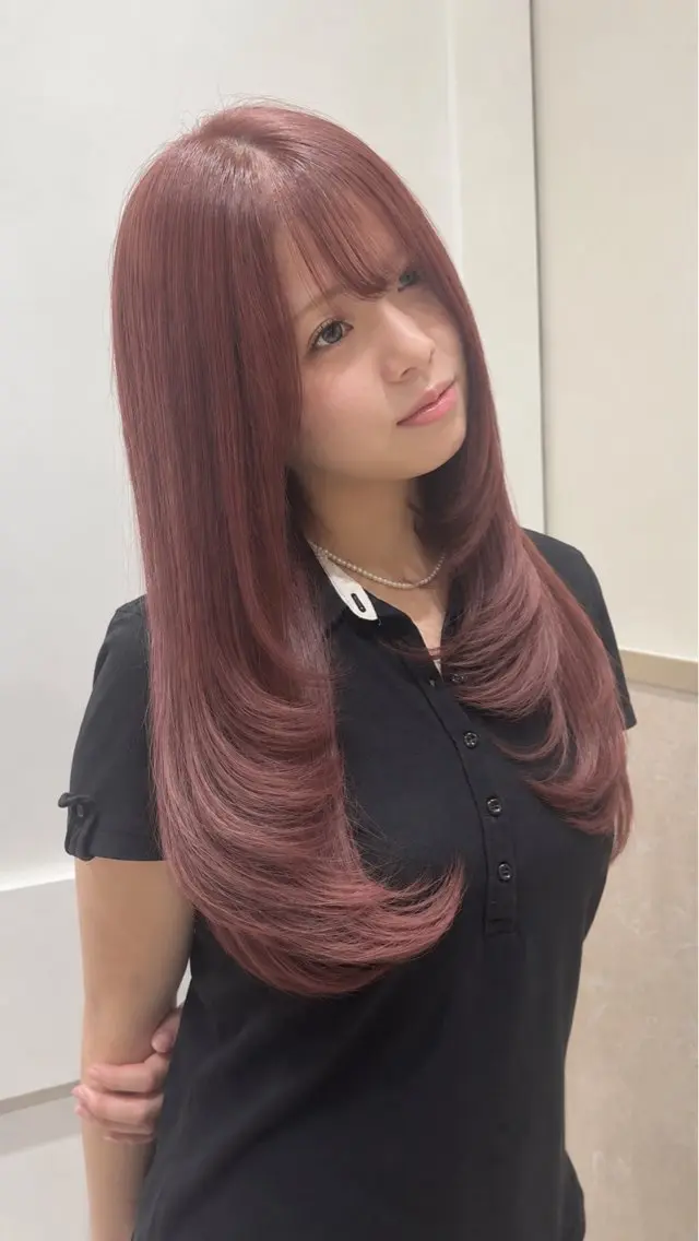 ロング ヘアカラー トリートメント 🌺 YUNA🌺のヘアスタイル