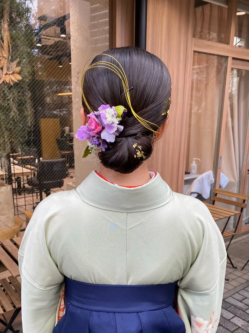 ヘアアレンジ ヘアセット ワンカールで盛れる レイヤー🎀Macoのヘアスタイル