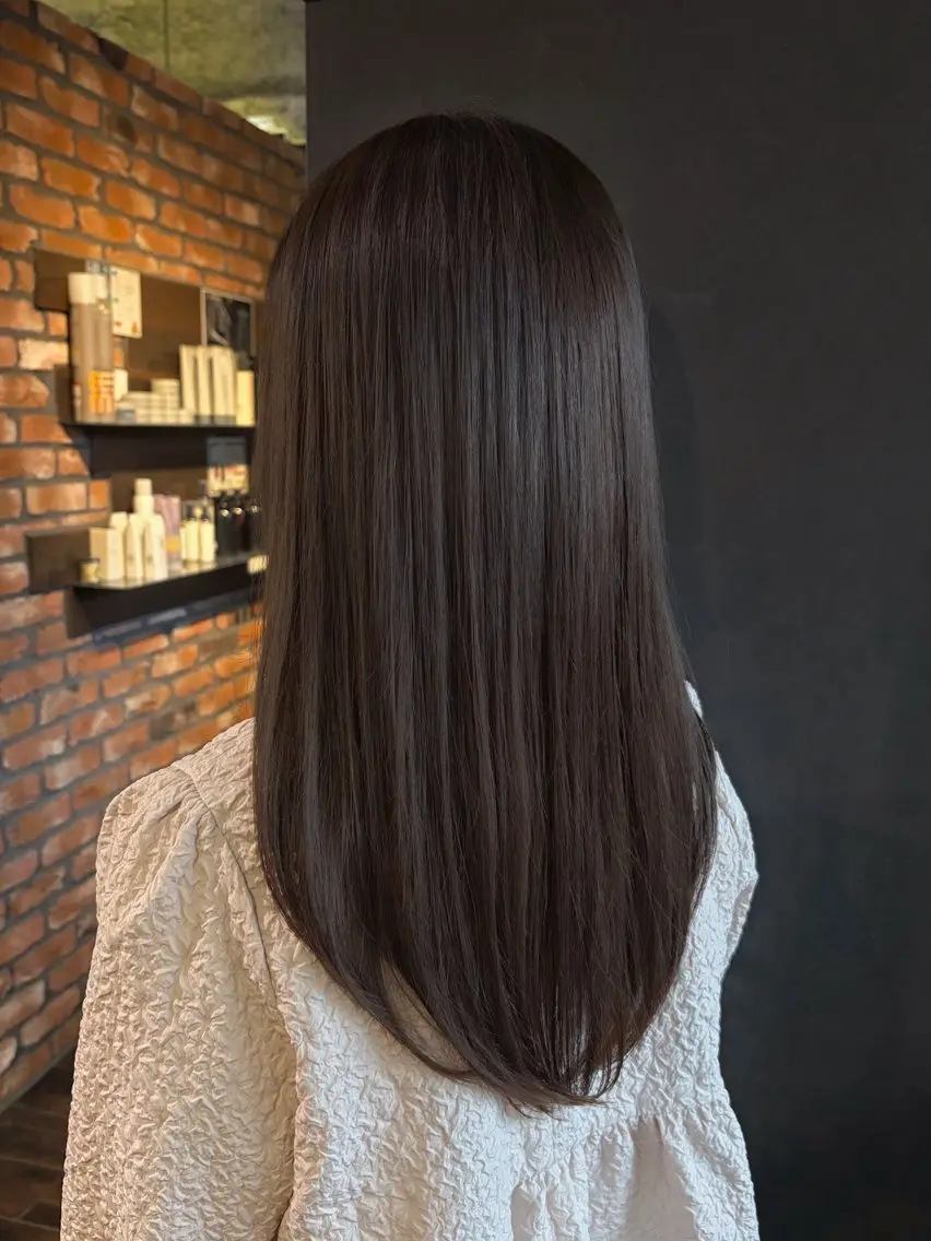 ロング カラー グレージュ みきゆうか🫧 大人可愛い製造機🫧のヘアスタイル
