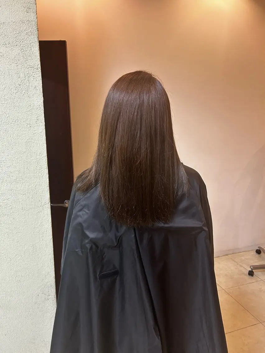 ミディアム カラー ブラウンカラー PLIME SHOTAROのヘアスタイル