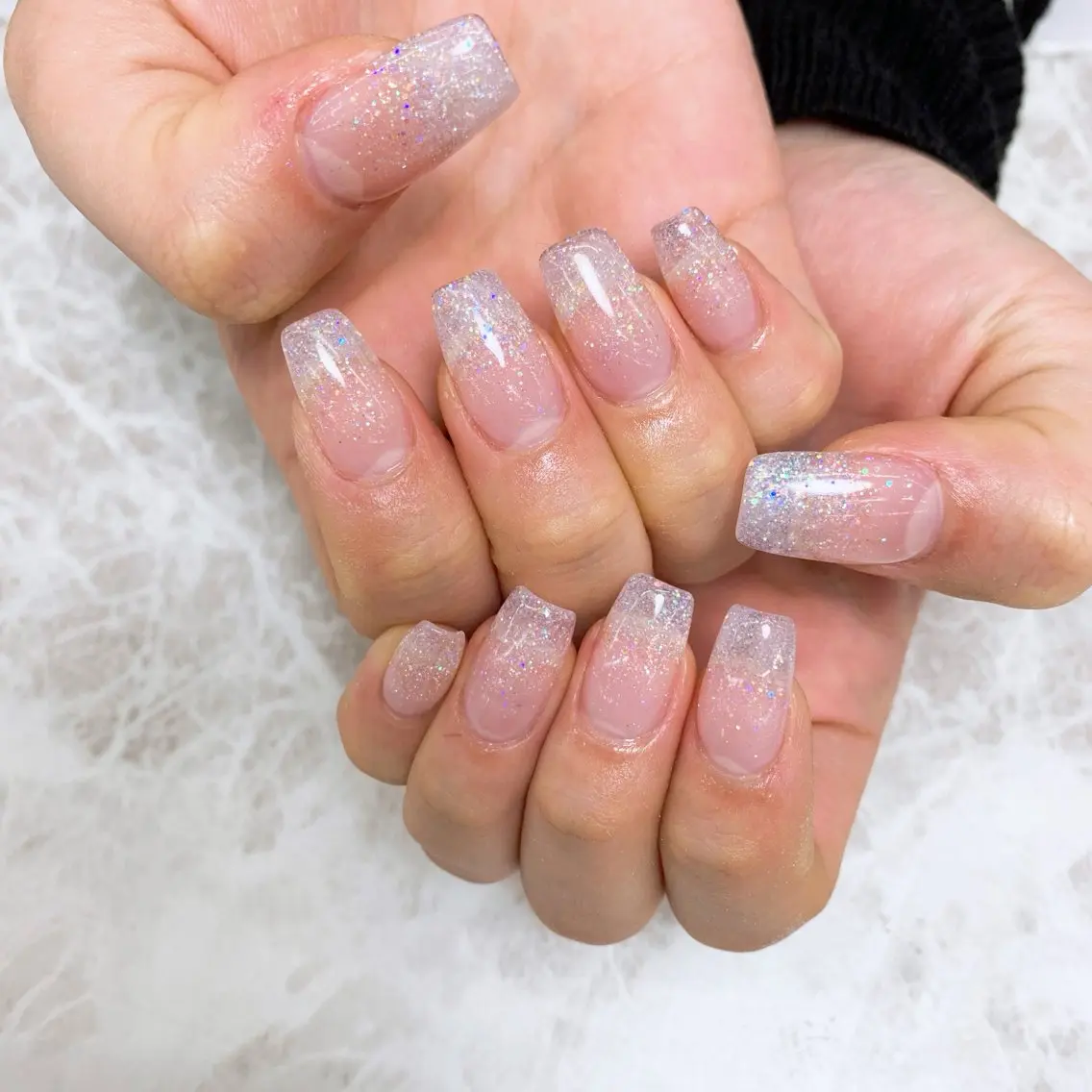 オフ無し【スカルプ】グラデーション🩷🩵 ◆シンプル1色グラデーションコース♪◆ファイル・丁寧なドライケア込の写真
