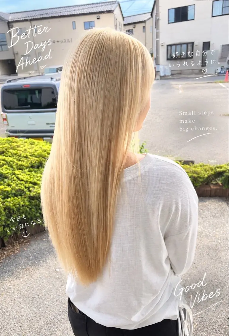 ロング カラー カット ヘアカラー 池本 勇大のヘアスタイル