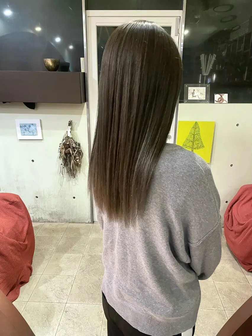 ロング カラー 日高 香織のヘアスタイル