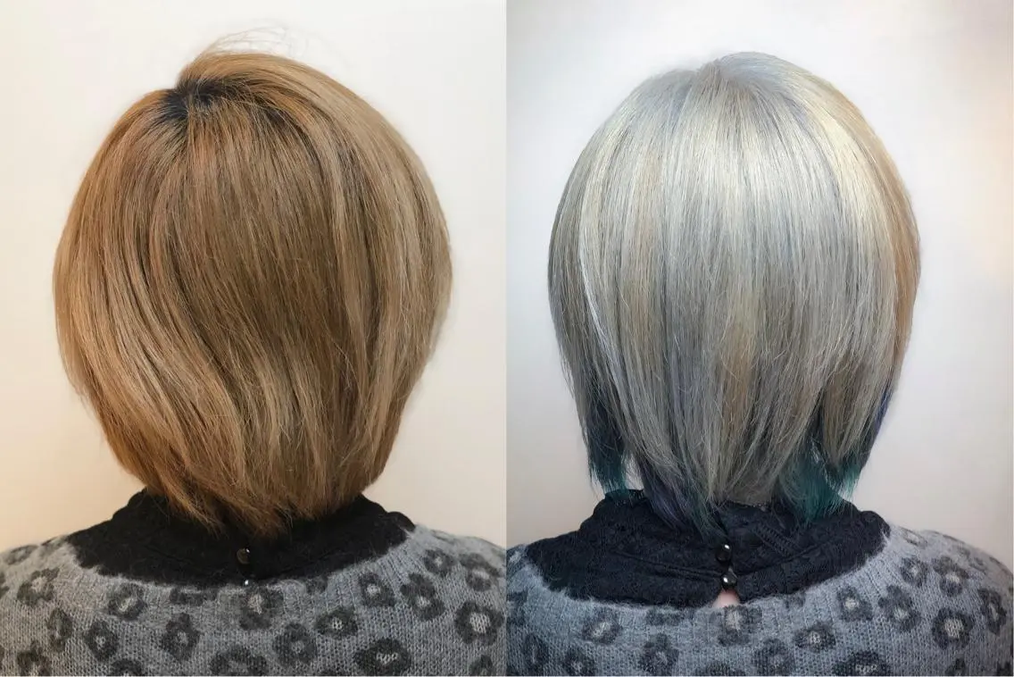 ショート カラー ヘアカラー ✨デザインカラー✨ ハイトーン　森貴章のヘアスタイル
