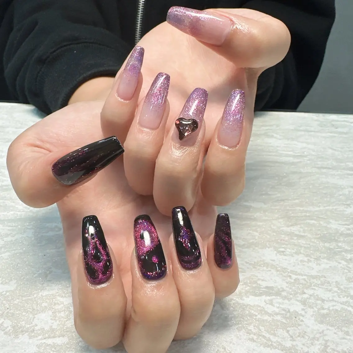 ネイル マグネットネイル ハンドネイル ハンドケア 🫧M. nailsのネイルデザイン