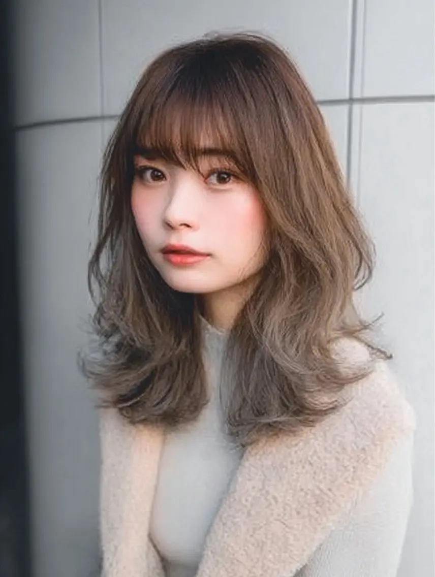 ロング ヘアカラー 絶対綺麗な暖色カラー 🎯あります✨増渕✨のヘアスタイル