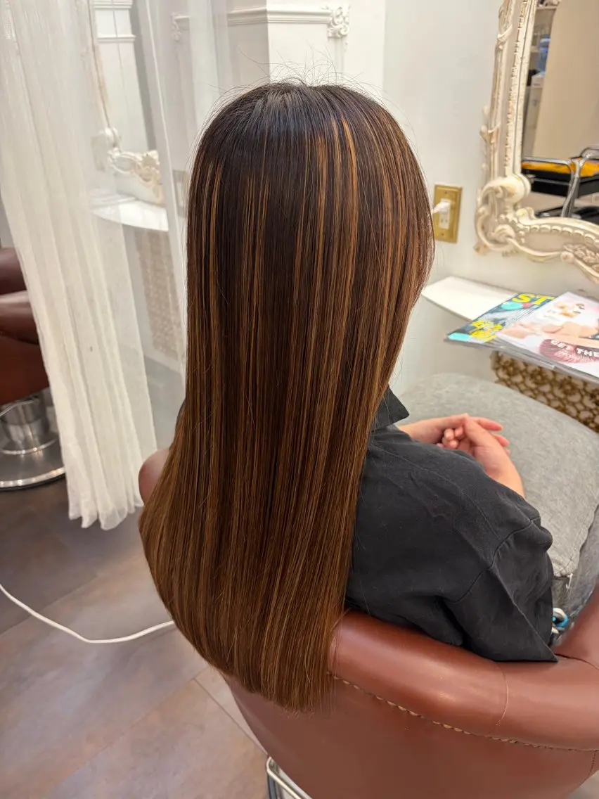 ロング トリートメント 志村 梨帆のヘアスタイル