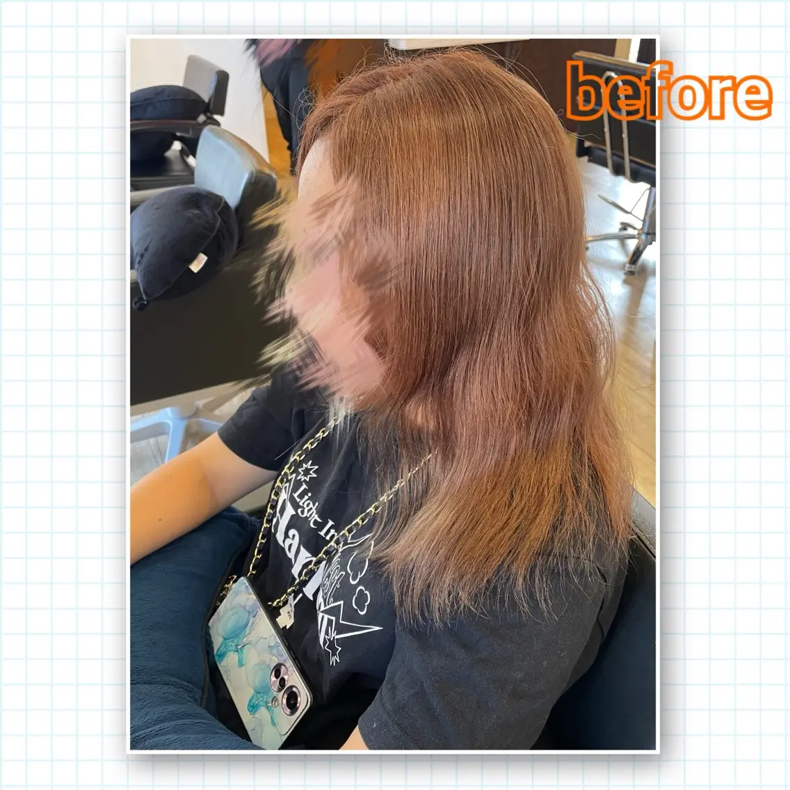 セミロング カット アミーベル🧸🧡 本店✂️しおりのヘアスタイル