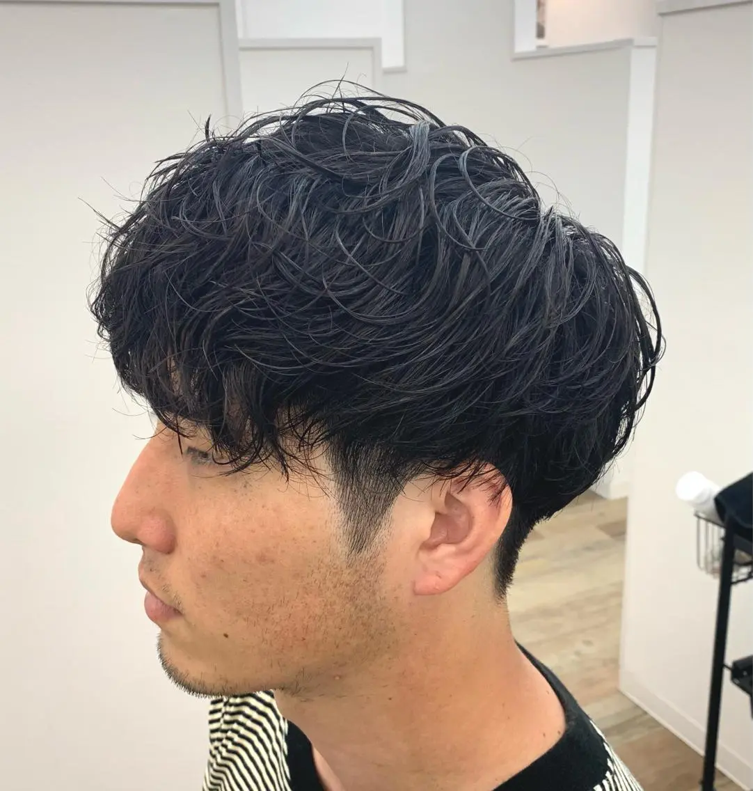 【メンズ限定クーポン】🌈カット＋パーマ＋シャンプー＋ヘアセット🌈の写真