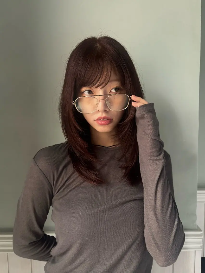ロング カラー Lidee anonのヘアスタイル