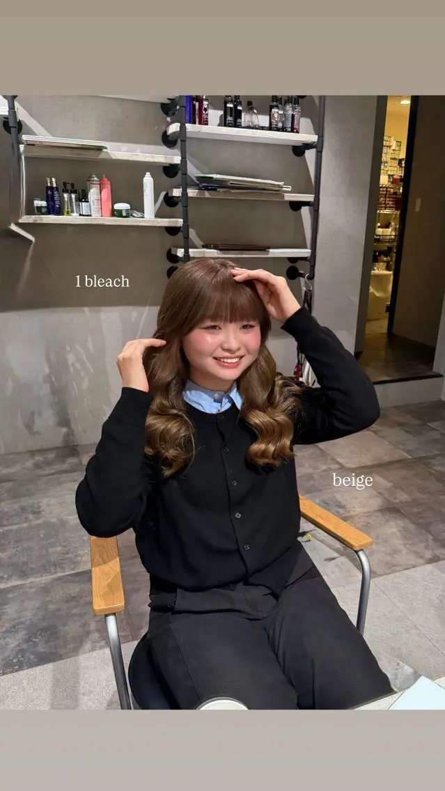 【前髪の癖が気になる方✨️】似合わせカット＋前髪縮毛矯正🍒の写真
