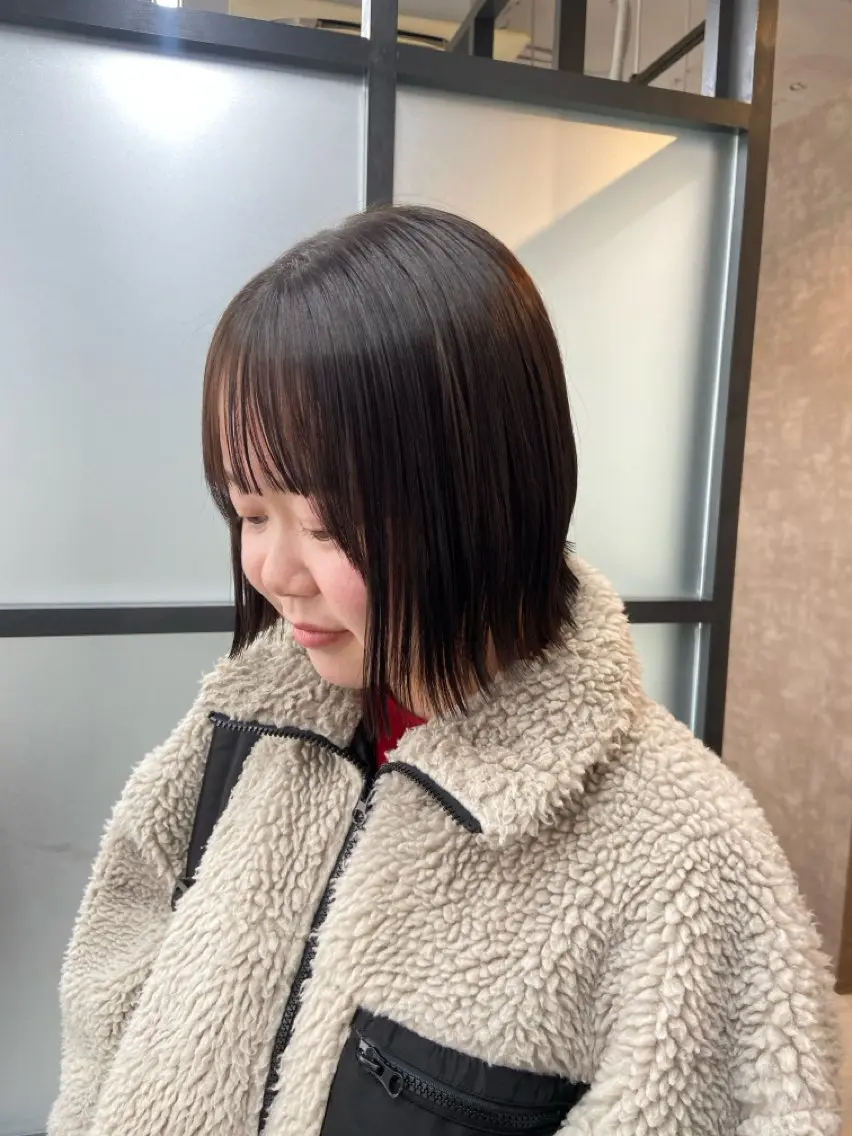 カット+縮毛矯正+トリートメント👑の写真