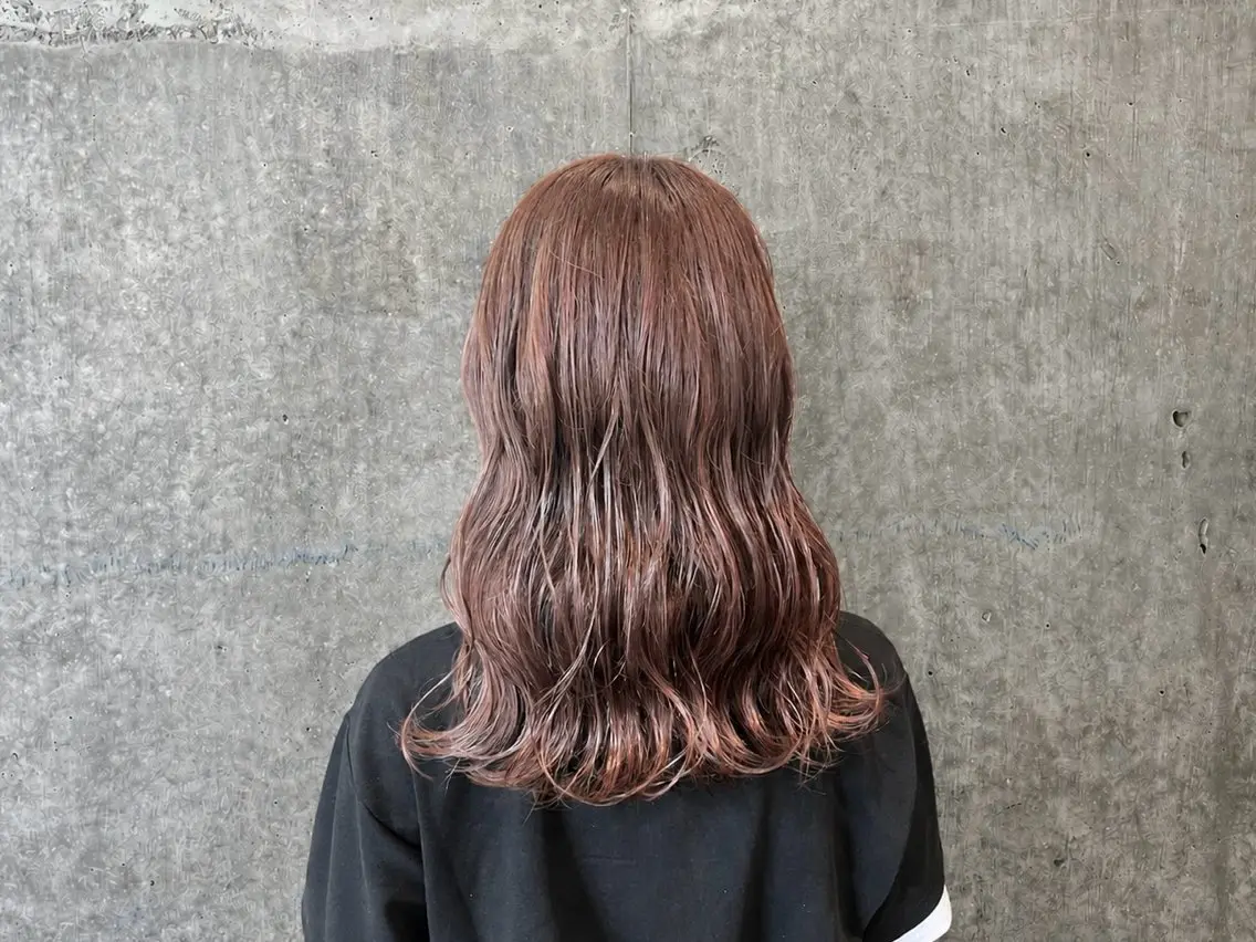 セミロング カラー 蓮見友里 PiSTA/portのヘアスタイル