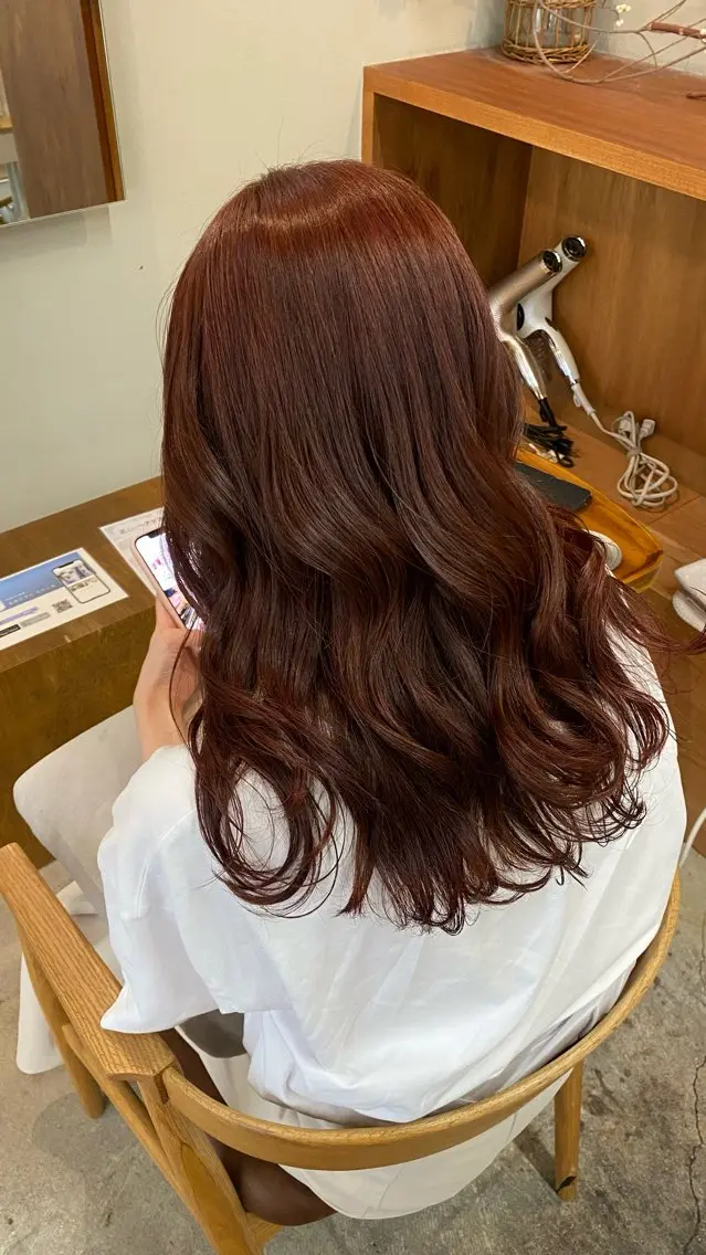 セミロング NIKO/名古屋/ 髪質改善/艶髪のヘアスタイル