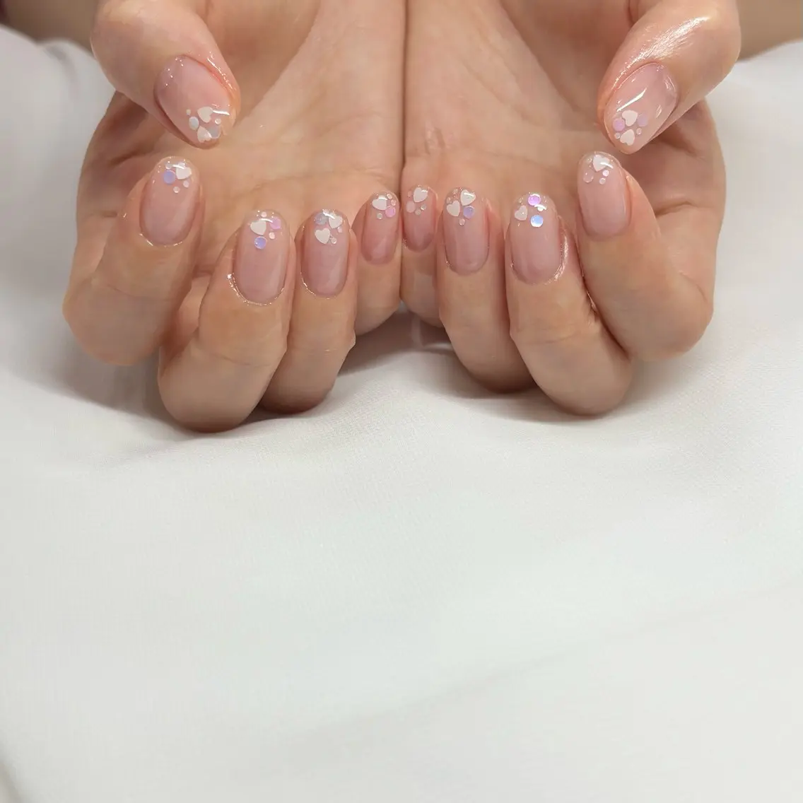 ネイル パラジェル［阿波座］ 大人可愛い/持込可能のネイルデザイン