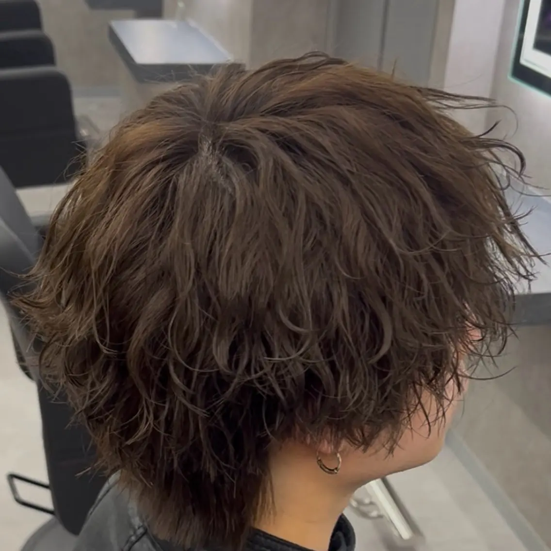 ショート ヘアアレンジ メンズ メンズパーマ 波巻きパーマ カット 【札幌メンズ特化】 🔥RIKU🔥のヘアスタイル
