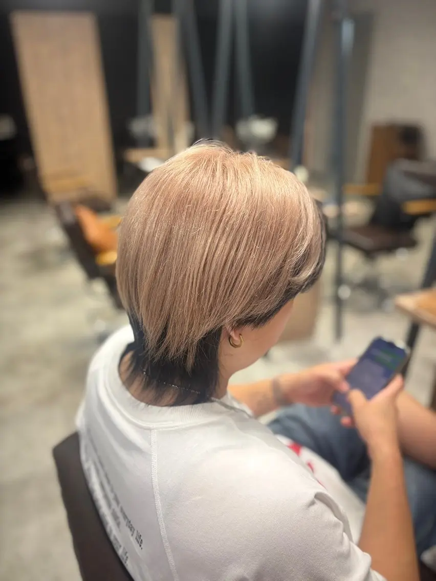 カラー ブリーチ トリートメント きょうか🩶 /艶髪/髪質改善のヘアスタイル