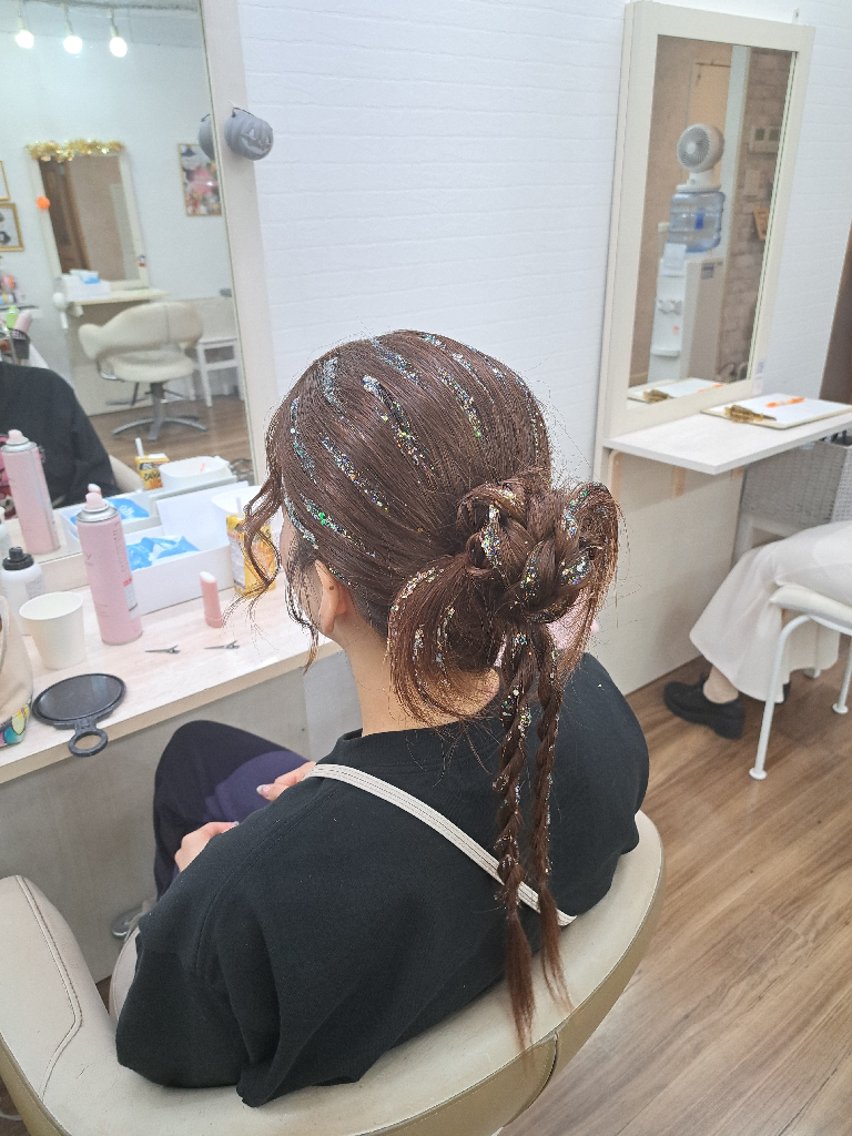 ヘアアレンジ ロング ヘアセット GLOSS心斎橋🌹 はるなのヘアスタイル
