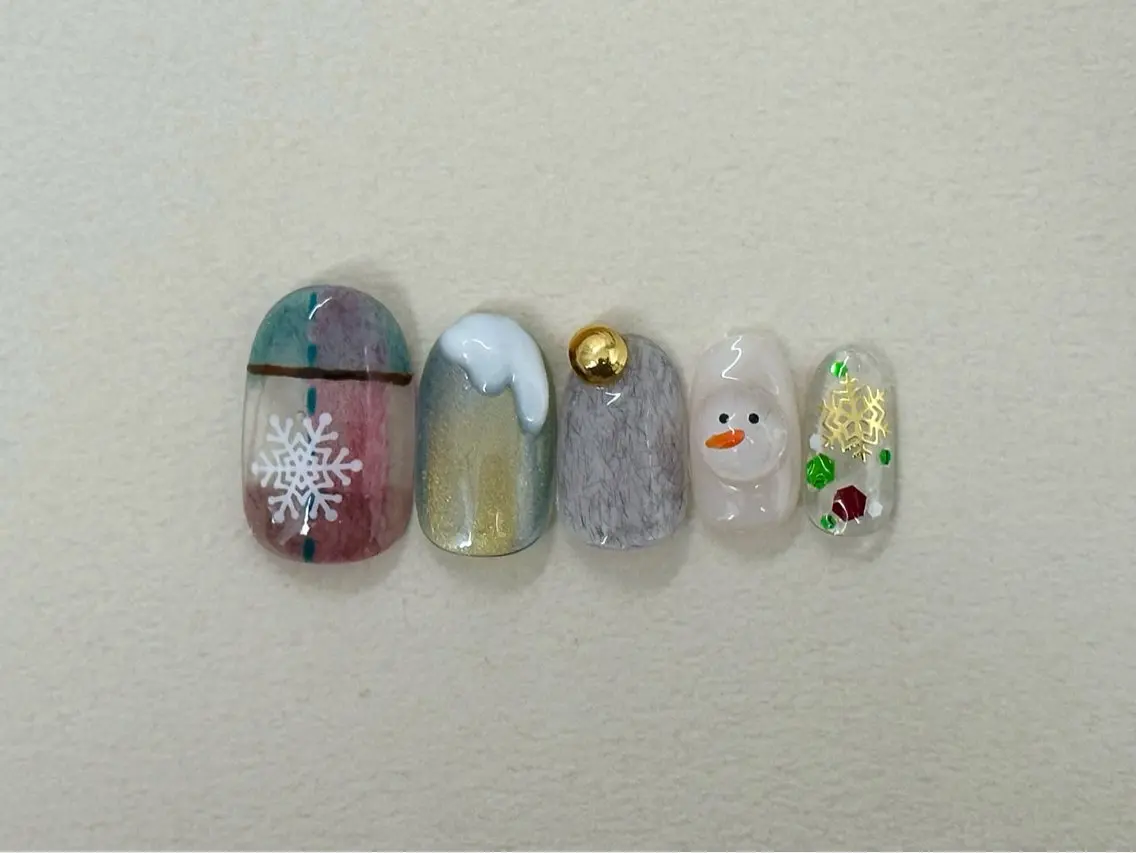 ネイル 冬ネイル クリスマス Nail Katoのネイルデザイン