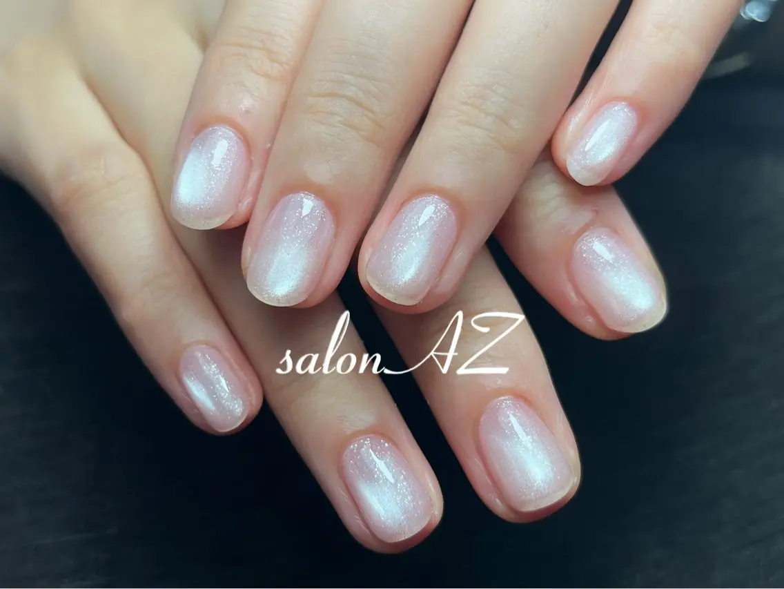 ネイル アートネイル 長さ出し フットネイル フレンチネイル ジェルネイル salon AZのネイルデザイン