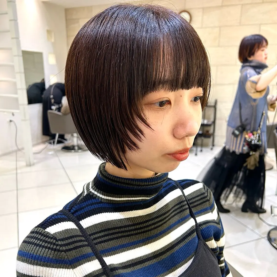ミディアム HCA studioのヘアスタイル