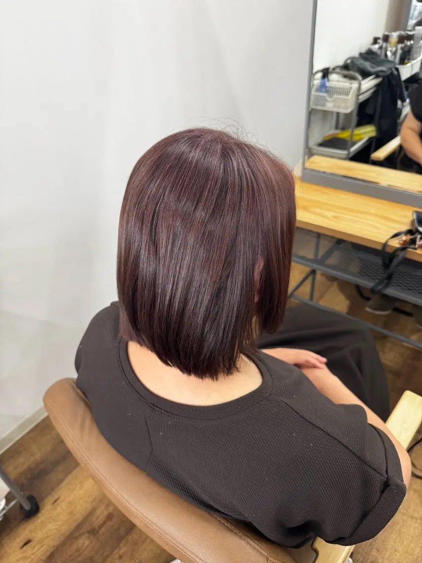 カラー カット ヘアカラー miu-YUCCA 縮毛矯正モデル募集中のヘアスタイル