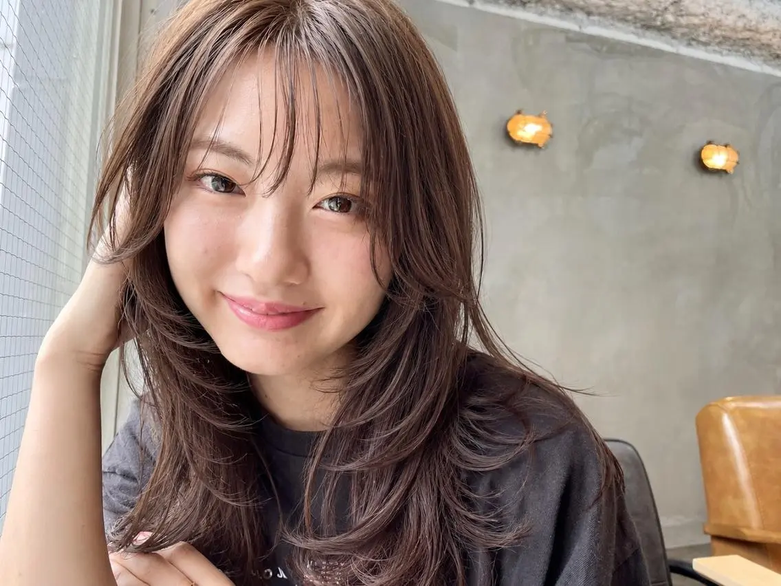 カラー ブラウンカラー 透明感カラー カット ヘアカラー LoRE hairのヘアスタイル