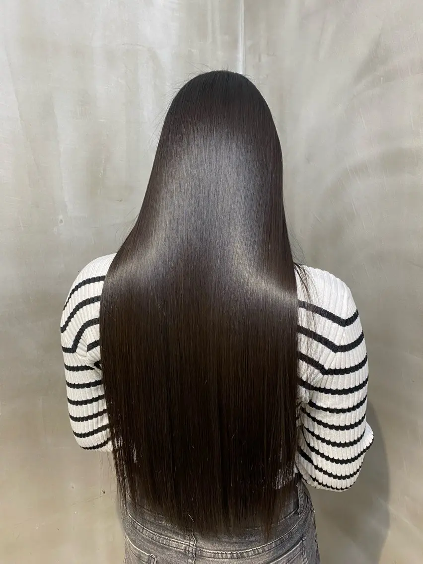 ロング カラー カット ヘアカラー トリートメント RUI⚪️艶髪 ⚪️髪質改善のヘアスタイル