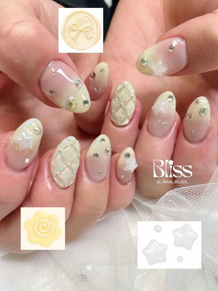 ネイル グラデーション 持ち込み ハンドネイル NAIL BLISSのネイルデザイン