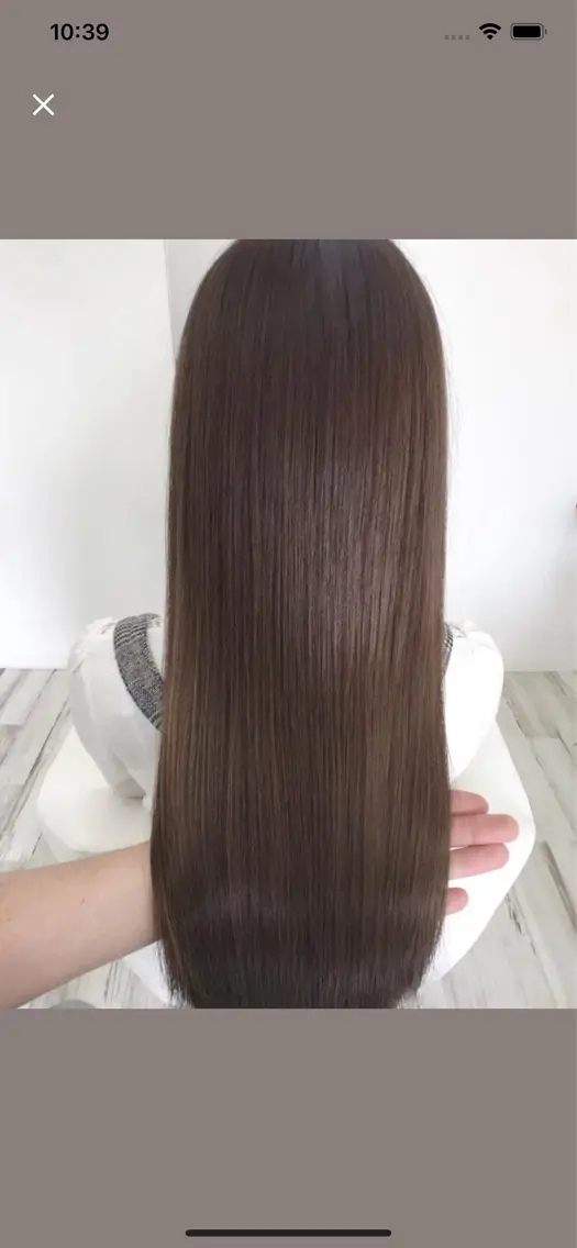 ロング カット トリートメント SHO担当髪質改善 東加古川アーティブのヘアスタイル