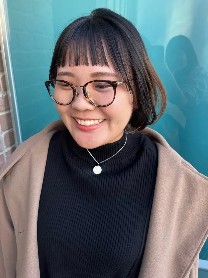 ミディアム カラー メンズ 久木原 ゆりのヘアスタイル