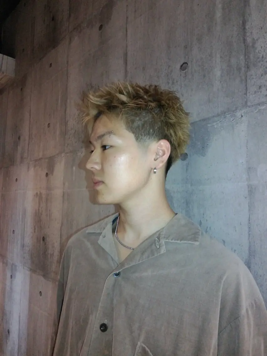 メンズ カット 窪田 力也のヘアスタイル