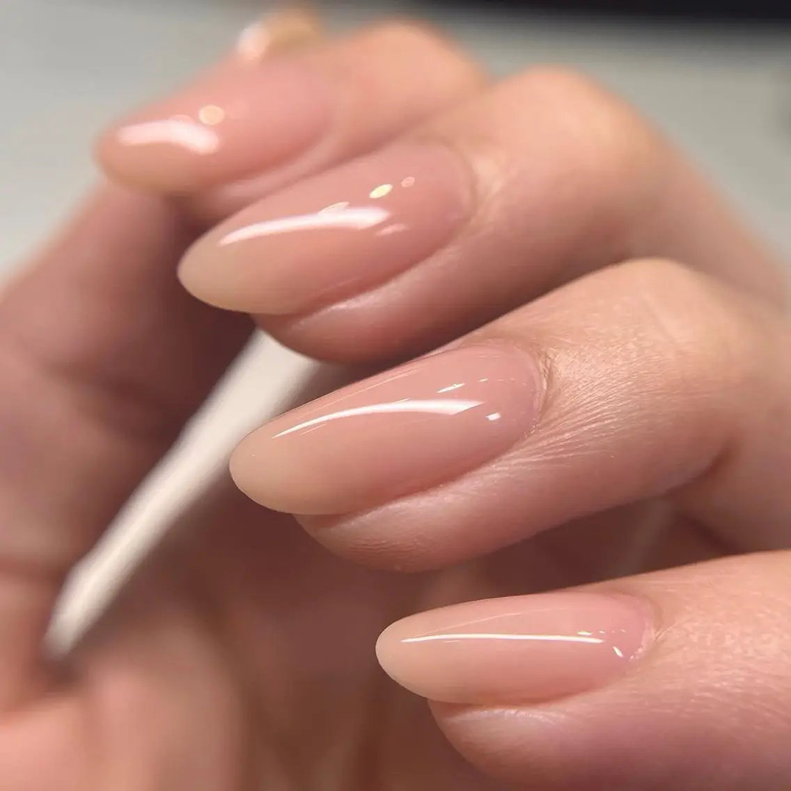 ネイル チークネイル ドット フレンチネイル グラデーション 韓国ネイル ハンドネイル Minette nailrinrinのネイルデザイン