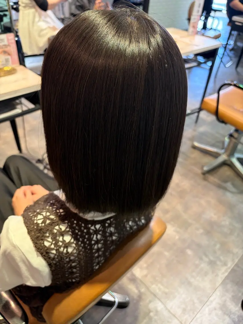 パーマ 縮毛矯正 ✨縮毛矯正モデル✨ RURUのヘアスタイル