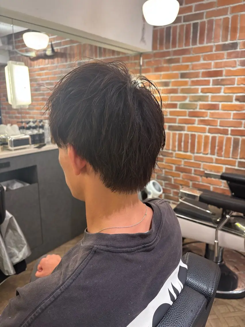メンズ risa🐿️ 寒色系カラー🫧のヘアスタイル